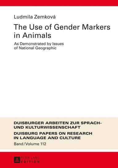 bokomslag Use of Gender Markers in Animals