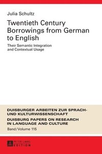 bokomslag Twentieth-Century Borrowings from German to English