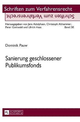 Sanierung Geschlossener Publikumsfonds