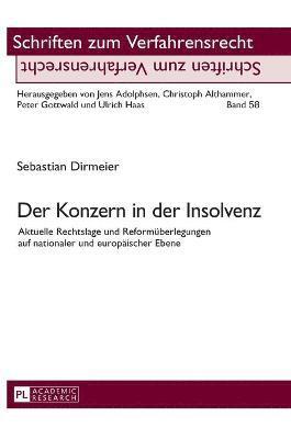 Sebastian Dirmeier, Peter Gottwald - Konzern in der Insolvenz, Inbunden