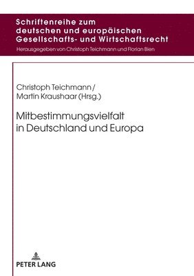 bokomslag Mitbestimmungsvielfalt in Deutschland und Europa