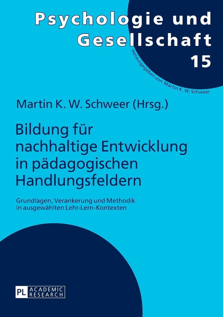 Bildung fuer nachhaltige Entwicklung in paedagogischen Handlungsfeldern 1