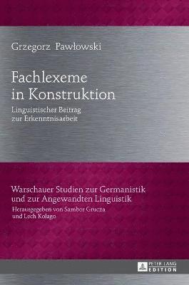 bokomslag Fachlexeme in Konstruktion