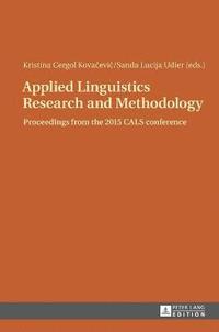 bokomslag Applied Linguistics Research and Methodology