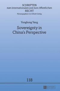 bokomslag Sovereignty in Chinas Perspective