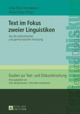 bokomslag Text im Fokus zweier Linguistiken