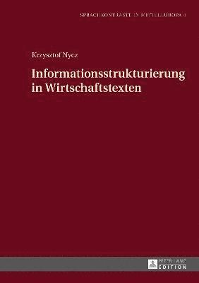 bokomslag Informationsstrukturierung in Wirtschaftstexten