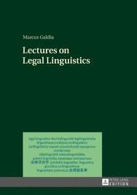 bokomslag Lectures on Legal Linguistics