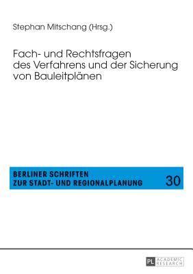 bokomslag Fach- und Rechtsfragen des Verfahrens und der Sicherung von Bauleitplaenen