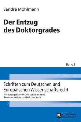 Der Entzug des Doktorgrades 1