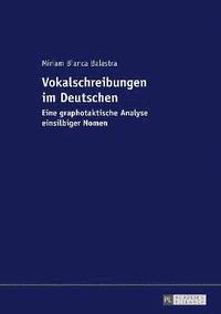 bokomslag Vokalschreibungen im Deutschen