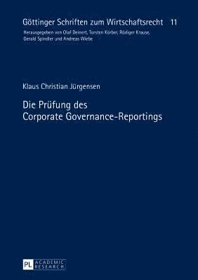 bokomslag Die Pruefung des Corporate Governance-Reportings