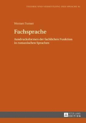 bokomslag Fachsprache