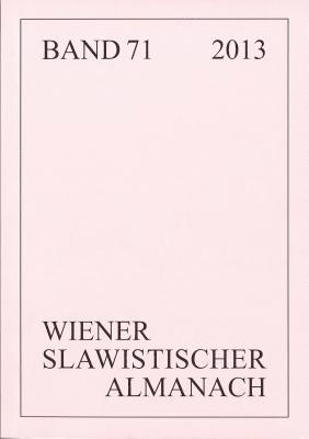 Wiener Slawistischer Almanach Band 71/2013 1