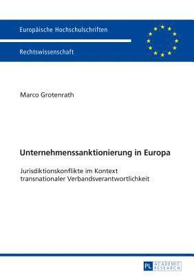 bokomslag Unternehmenssanktionierung in Europa