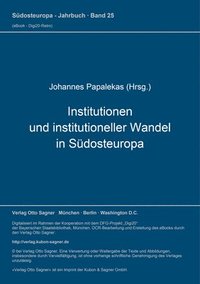 bokomslag Institutionen Und Institutioneller Wandel In Suedosteuropa