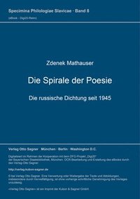 bokomslag Die Spirale Der Poesie: Die Russische Dichtung Seit 1945