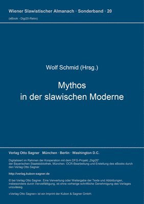 bokomslag Mythos in Der Slawischen Moderne