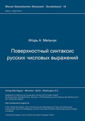 Poverchnostnyj Sintaksis Russkich &#269;islovych Vyrazenij 1