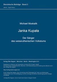 bokomslag Janka Kupala. Der Saenger Des Weissruthenischen Volkstums