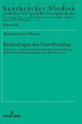 Rechtsfragen des Crowdfunding 1