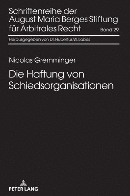 Haftung Von Schiedsorganisationen 1