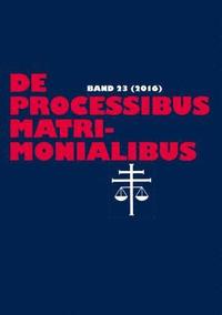 bokomslag De processibus matrimonialibus