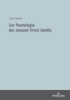 bokomslag Zur Poetologie Der 'Stanzen' Ernst Jandls