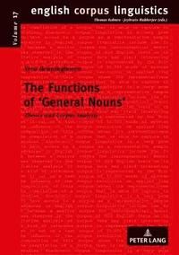 bokomslag The Functions of General Nouns