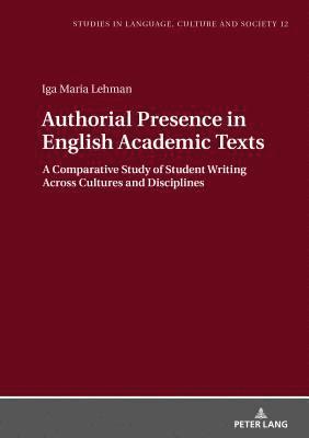 bokomslag Authorial Presence in English Academic Texts