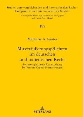 bokomslag Mitveraeuerungspflichten im deutschen und italienischen Recht