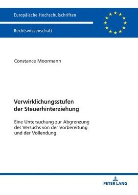 bokomslag Verwirklichungsstufen der Steuerhinterziehung