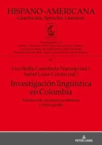 bokomslag Investigacion Lingueistica En Colombia