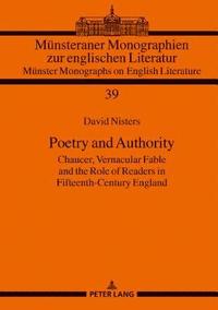 bokomslag Poetry and Authority