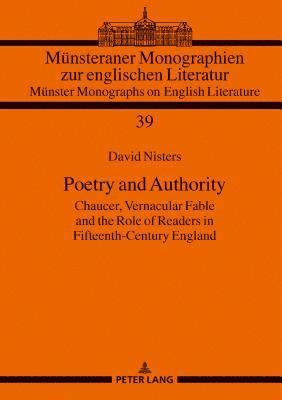 bokomslag Poetry and Authority