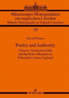 bokomslag Poetry and Authority