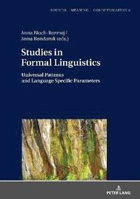 bokomslag Studies in Formal Linguistics