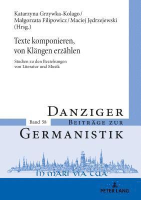 bokomslag Texte komponieren, von Klaengen erzaehlen