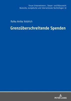 Raika Voldrich - Grenzueberschreitende Spenden, Inbunden