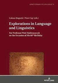 bokomslag Explorations in Language and Linguistics