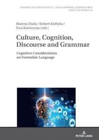 bokomslag Culture, Cognition, Discourse and Grammar