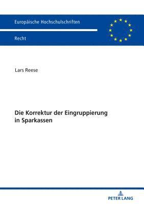 Die Korrektur Der Eingruppierung in Sparkassen 1