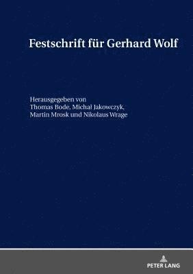 bokomslag Festschrift fuer Gerhard Wolf