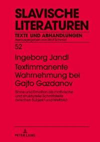 bokomslag Textimmanente Wahrnehmung bei Gajto Gazdanov