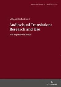 bokomslag Audiovisual Translation  Research and Use