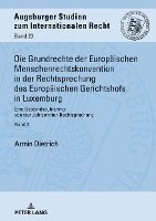 bokomslag Die Grundrechte Der Europaeischen Menschenrechtskonvention in Der Rechtsprechung Des Europaeischen Gerichtshofs in Luxemburg