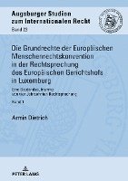 bokomslag Die Grundrechte Der Europaeischen Menschenrechtskonvention in Der Rechtsprechung Des Europaeischen Gerichtshofs in Luxemburg