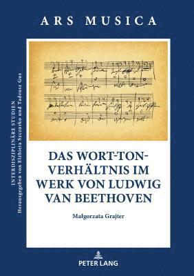bokomslag Wort-Ton-Verhaeltnis im Werk von Ludwig van Beethoven