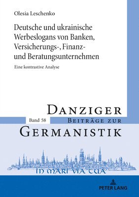 bokomslag Deutsche und ukrainische Werbeslogans von Banken, Versicherungs-, Finanz und Beratungsunternehmen