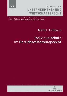 bokomslag Individualschutz Im Betriebsverfassungsrecht